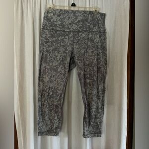 lululemon athletica Gray Patterned Leggings